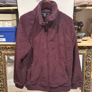 Athleta burgundy tugga jacket